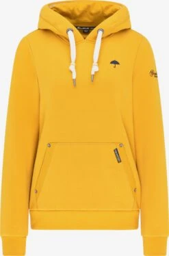 Schmuddelwedda Sweats à Capuche Sweat-shirt Femme Curry