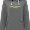 Schmuddelwedda Sweats à Capuche Sweat-shirt Scharbeutz Femme Gris Chiné -Schmuddelwedda 826b686b49365ce7a3c193b4e188ac3a