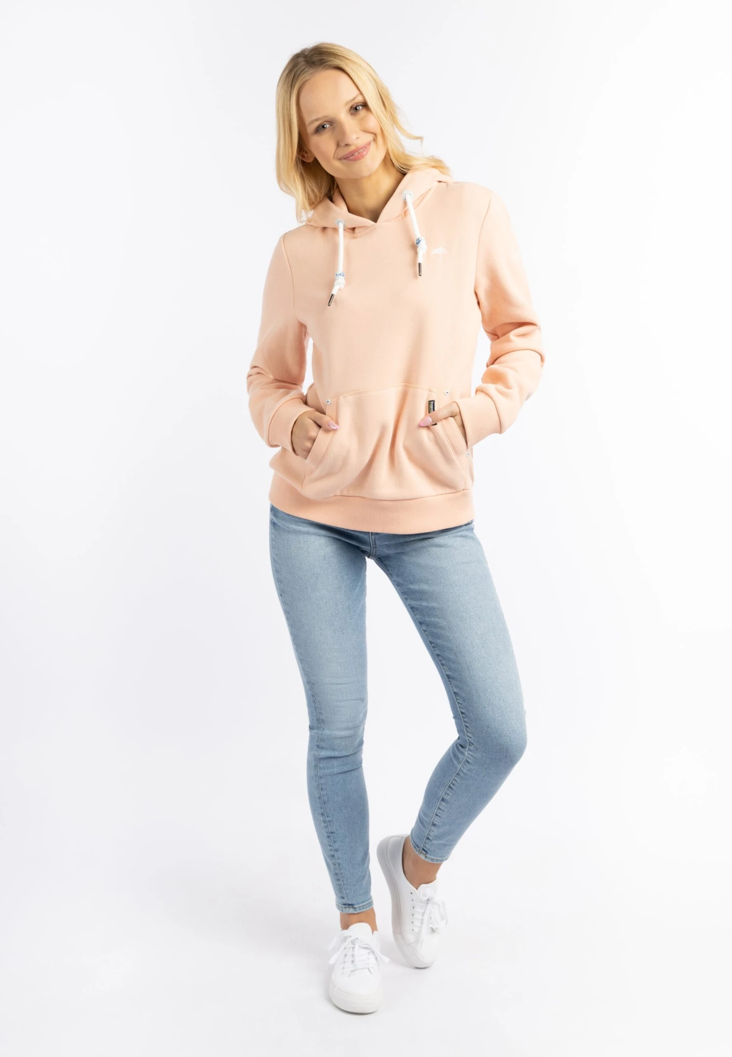 Schmuddelwedda Sweats à Capuche Sweat-shirt Femme Pêche 7 Schmuddelwedda Sweats à Capuche Sweat-shirt Femme Pêche – Image 5