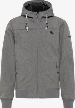 Schmuddelwedda Vestes Soft Shell Veste Fonctionnelle Homme Gris Chiné