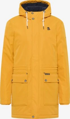 Schmuddelwedda Parkas Parka D’hiver Homme Moutarde