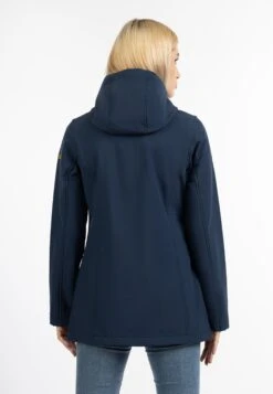 Schmuddelwedda Manteaux Courts Manteau Mi-saison Femme Marine -Schmuddelwedda 87433e62a113cfc7d77cf1b4881b0f36