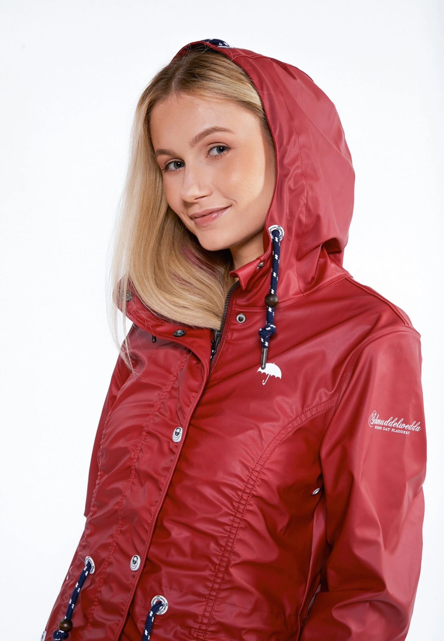Schmuddelwedda Manteaux De Pluie Manteau Fonctionnel Femme Rouge Foncé 7 Schmuddelwedda Manteaux De Pluie Manteau Fonctionnel Femme Rouge Foncé – Image 5