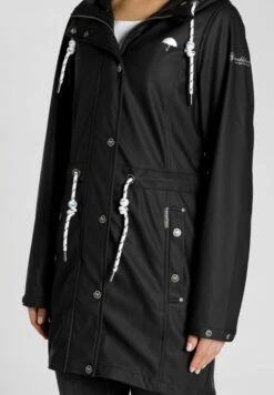 Schmuddelwedda Manteaux De Pluie Manteau Mi-saison Femme Noir 11 Schmuddelwedda Manteaux De Pluie Manteau Mi-saison Femme Noir -Schmuddelwedda 8830d8b4882e6f62ae93491536f2f598
