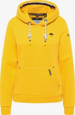 Schmuddelwedda Sweats à Capuche Sweat-shirt Femme Jaune