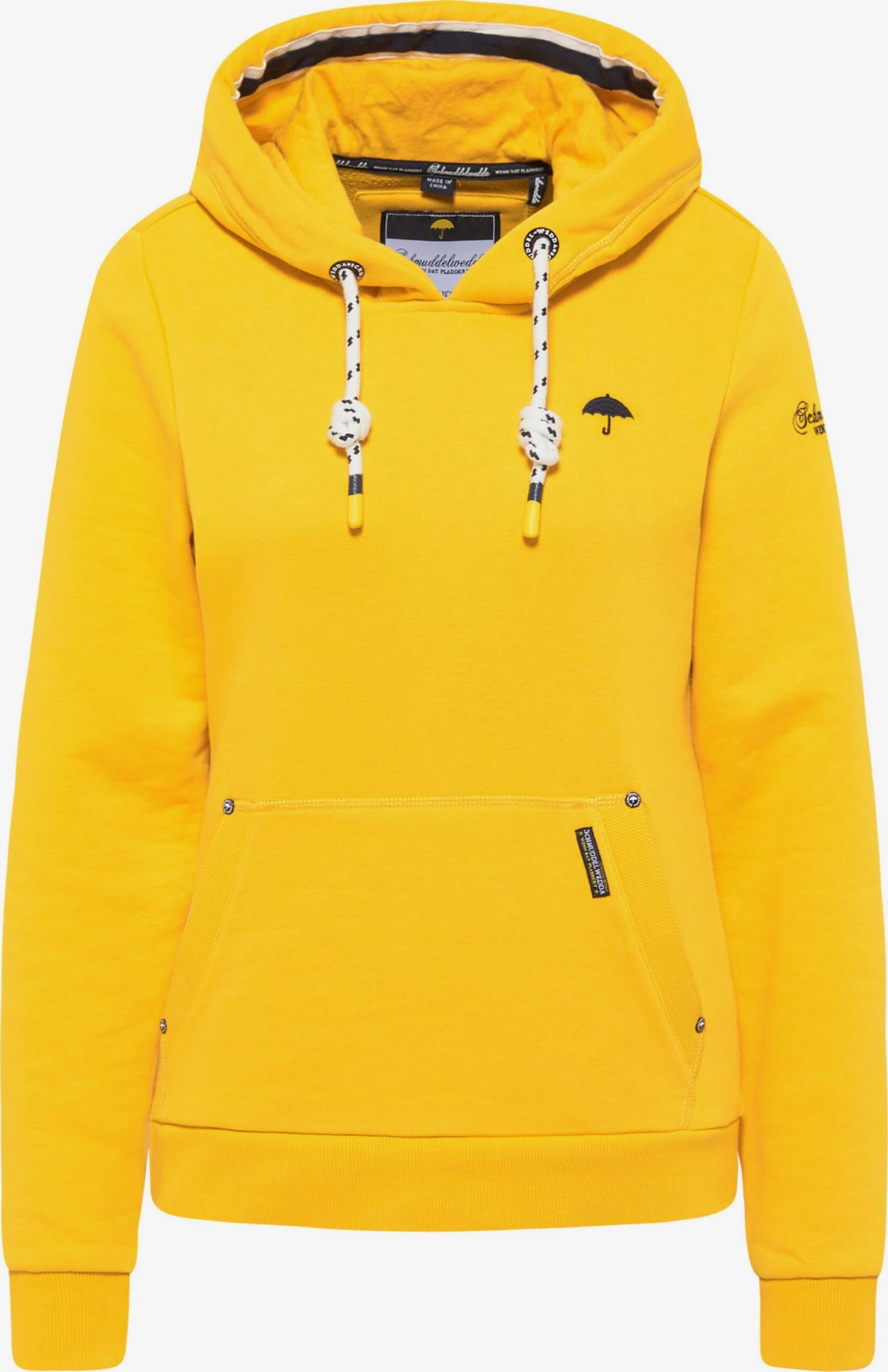 Schmuddelwedda Sweats à Capuche Sweat-shirt Femme Jaune 3 Schmuddelwedda Sweats à Capuche Sweat-shirt Femme Jaune