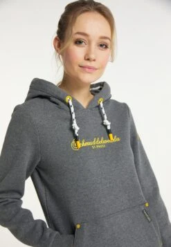 Schmuddelwedda Sweats à Capuche Sweat-shirt Hamburg St. Pauli Femme Gris Chiné -Schmuddelwedda 88bd0f143624e00ccc9388a5831f1036