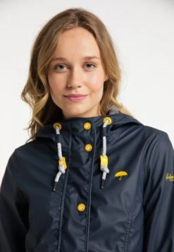 Schmuddelwedda Manteaux De Pluie Manteau Mi-saison Femme Marine -Schmuddelwedda 8ab626ddf4ea4a203cf44bf883f69c2f
