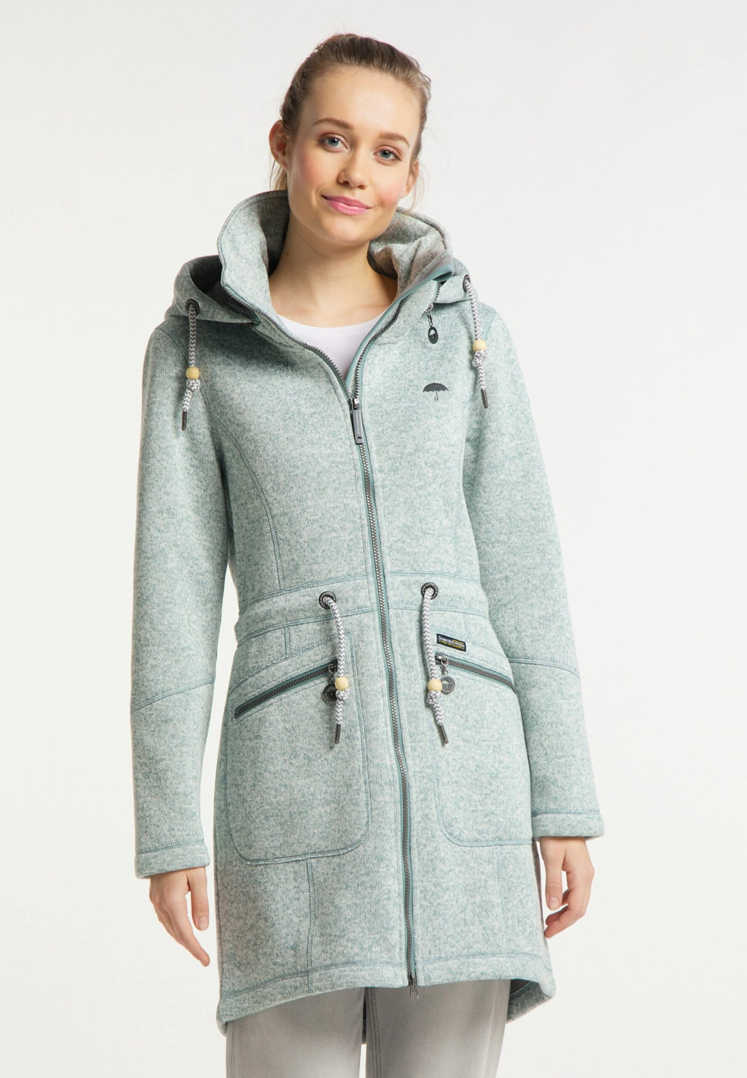 Schmuddelwedda Vestes Dextérieur Veste En Polaire Femme Gris Chiné 4 Schmuddelwedda Vestes Dextérieur Veste En Polaire Femme Gris Chiné – Image 2