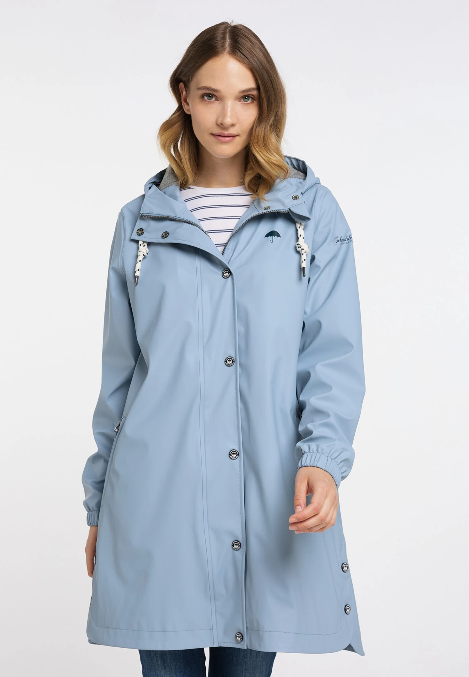 Schmuddelwedda Manteaux De Pluie Manteau Fonctionnel Femme Bleu Clair 4 Schmuddelwedda Manteaux De Pluie Manteau Fonctionnel Femme Bleu Clair – Image 2