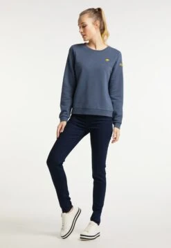 Schmuddelwedda Sweats Sweat-shirt Femme Marine -Schmuddelwedda 90082c07fd6ae88dd0e131caa06dae7d