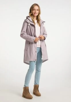 Schmuddelwedda Manteaux De Pluie Manteau Mi-saison Femme Rose Ancienne -Schmuddelwedda 92504e556b2a48a961022b4e76372021