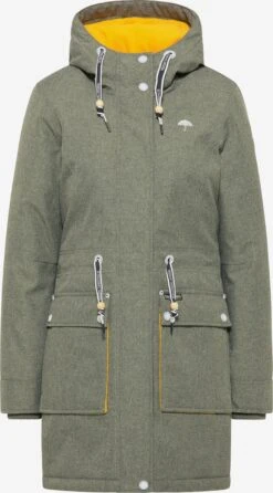 Schmuddelwedda Vestes Dhiver Veste D’hiver Femme Vert Chiné