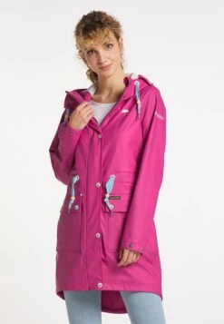Schmuddelwedda Manteaux De Pluie Manteau Fonctionnel Incus Femme Fuchsia -Schmuddelwedda 96e0bf58a7dfd25d12cbffca4317fe31