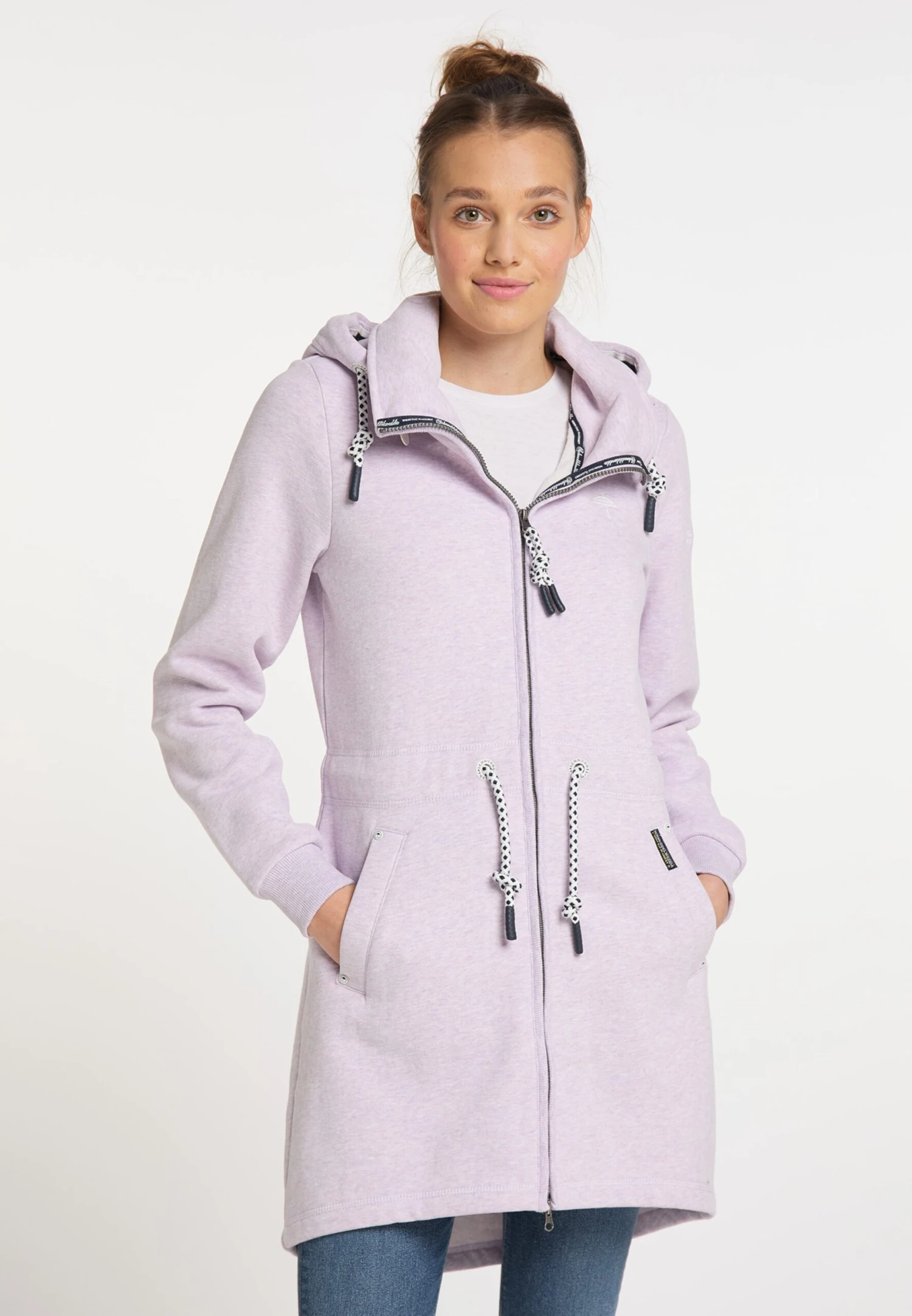 Schmuddelwedda Sweats Zippés Veste De Survêtement Femme Violet Chiné 4 Schmuddelwedda Sweats Zippés Veste De Survêtement Femme Violet Chiné – Image 2