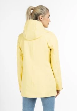 Schmuddelwedda Vestes De Mi-saison Veste Mi-saison Femme Jaune Clair -Schmuddelwedda 990c9e5cb61fb4636c6f4ee417c340b4