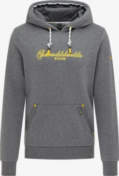 Schmuddelwedda Sweats Ă Capuche Sweat-shirt BĂŒsum Homme Gris ChinĂ©