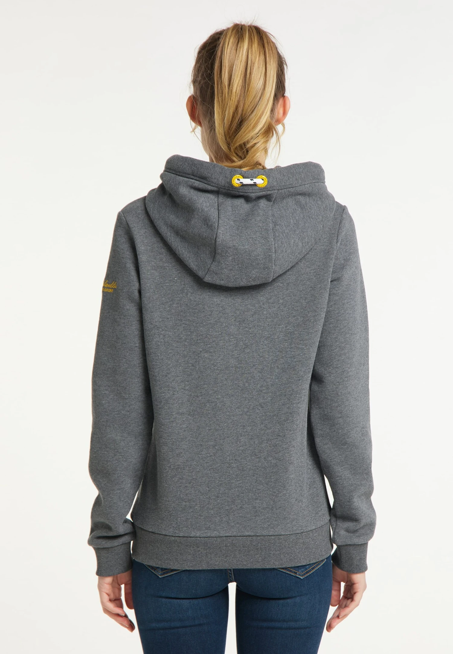 Schmuddelwedda Sweats à Capuche Sweat-shirt Amrum Femme Gris Chiné 5 Schmuddelwedda Sweats à Capuche Sweat-shirt Amrum Femme Gris Chiné – Image 3