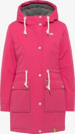 Schmuddelwedda Parkas Parka D’hiver Femme Rose Foncé