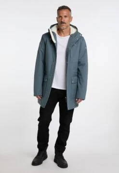 Schmuddelwedda Parkas Parka D’hiver Homme Bleu-gris -Schmuddelwedda 9d792a404956409f9bf1ae53d68b6efc