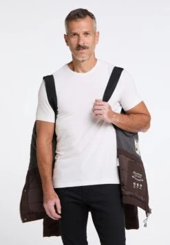 Schmuddelwedda Vestes De Mi-saison Veste Mi-saison Homme Brun Foncé -Schmuddelwedda 9d8e194c95f1cd54235e46aa6fb2724e