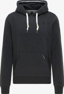 Schmuddelwedda Sweats à Capuche Sweat-shirt Homme Gris Foncé