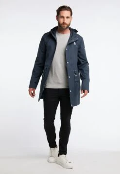 Schmuddelwedda Vestes De Mi-saison Parka Mi-saison Homme Marine -Schmuddelwedda 9f661a103688eac22b4997888f4c25d3