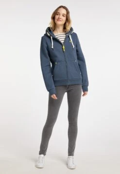 Schmuddelwedda Sweats Zippés Veste De Survêtement Femme Bleu-gris -Schmuddelwedda a1cc28db7c2c410b31c9efd0030b801f