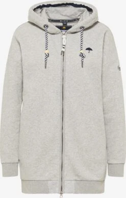 Schmuddelwedda Sweats Zippés Veste De Survêtement Femme Gris Clair