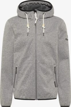 Schmuddelwedda Vestes En Polaire Veste En Polaire Homme Gris Chiné