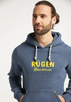 Schmuddelwedda Sweats à Capuche Sweat-shirt Rügen Homme Bleu Chiné 11 Schmuddelwedda Sweats à Capuche Sweat-shirt Rügen Homme Bleu Chiné -Schmuddelwedda a435b3c493cf359e836bcddd163a434e