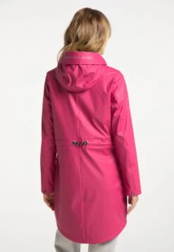 Schmuddelwedda Manteaux De Pluie Manteau Mi-saison Femme Rose Foncé -Schmuddelwedda a7148f3248777069756f3fa3c7ad6b03