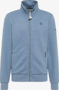 Schmuddelwedda Sweats Zippés Veste De Survêtement Homme Bleu Fumé