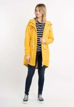 Schmuddelwedda Manteaux De Pluie Manteau Fonctionnel Femme Jaune Dor -Schmuddelwedda a87a3f7906ce564ec99cbdc11d43054c