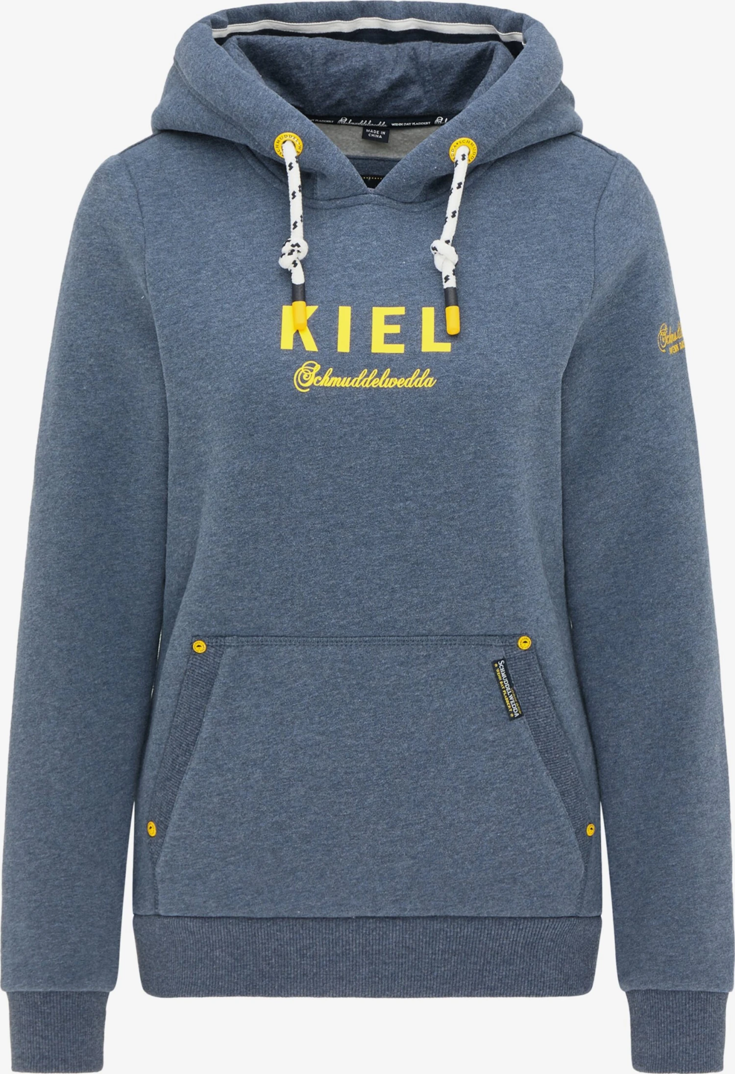Schmuddelwedda Sweats à Capuche Sweat-shirt Kiel Femme Bleu-gris 3 Schmuddelwedda Sweats à Capuche Sweat-shirt Kiel Femme Bleu-gris