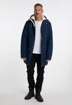 Schmuddelwedda Parkas Parka D’hiver Homme Bleu Marine -Schmuddelwedda ae79da89dc48e71f9b01debdf486e975