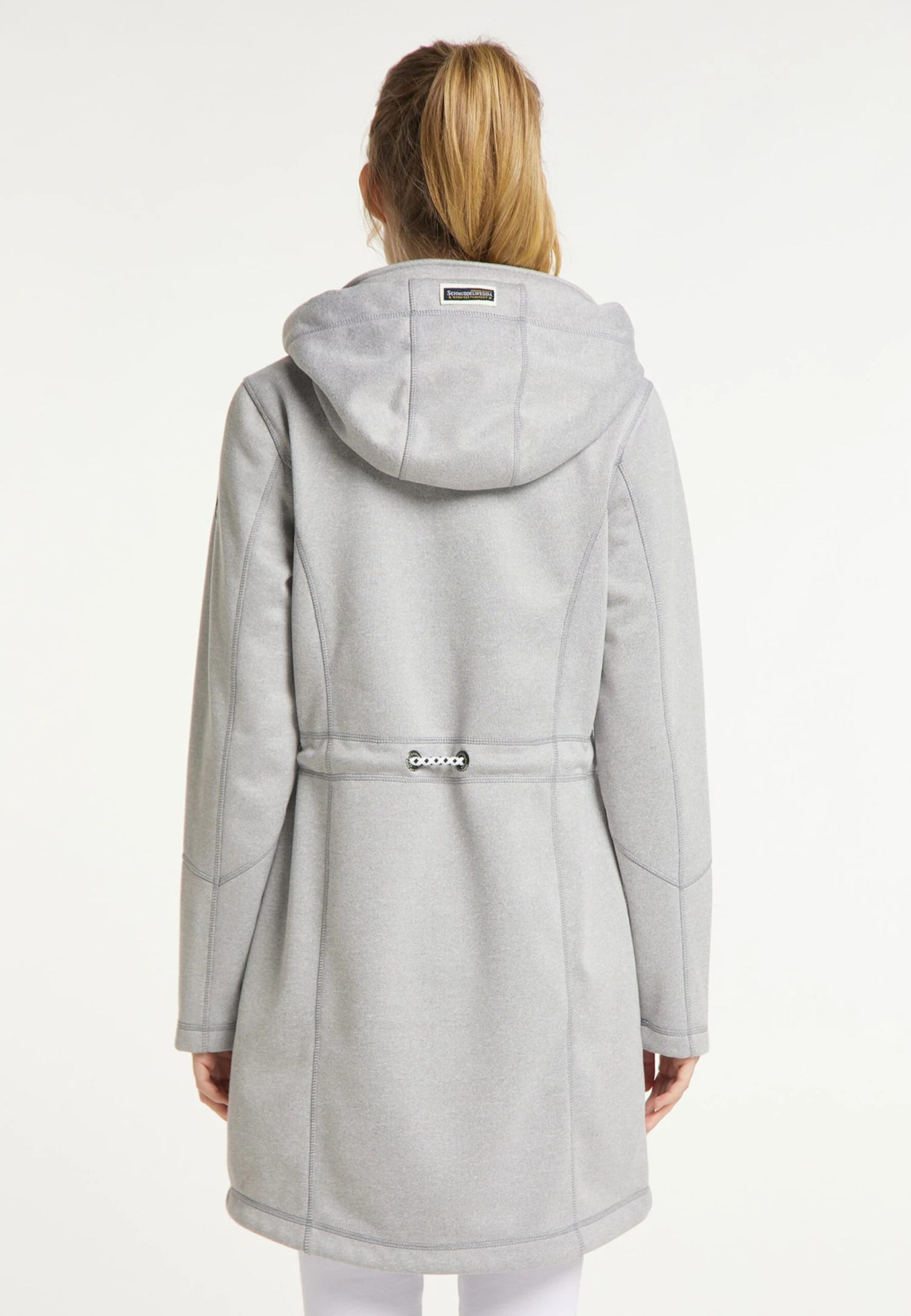 Schmuddelwedda Parkas Parka Mi-saison Femme Gris Chiné 5 Schmuddelwedda Parkas Parka Mi-saison Femme Gris Chiné – Image 3