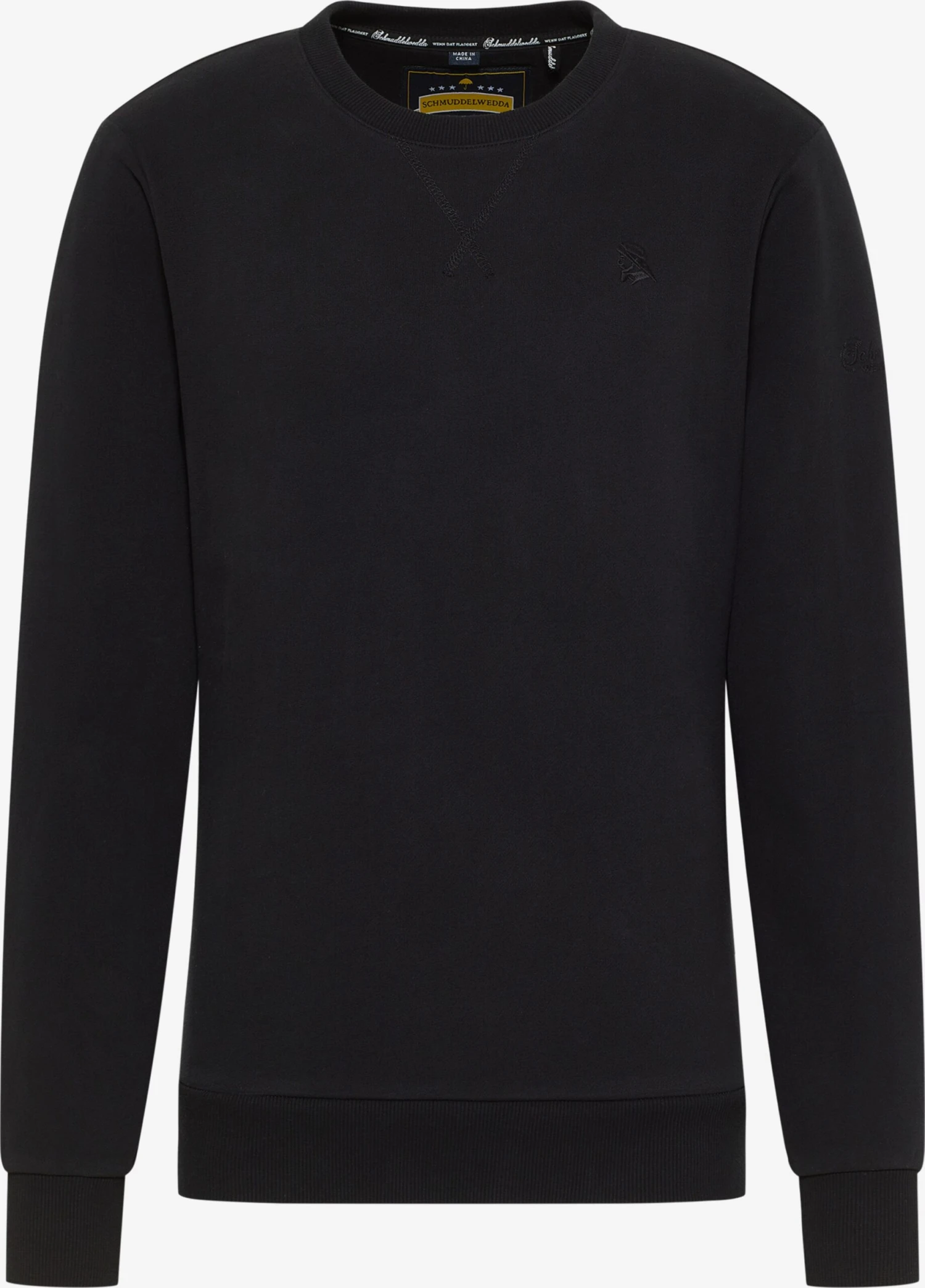 Schmuddelwedda Sweatshirts Sweat-shirt Homme Noir 3 Schmuddelwedda Sweatshirts Sweat-shirt Homme Noir