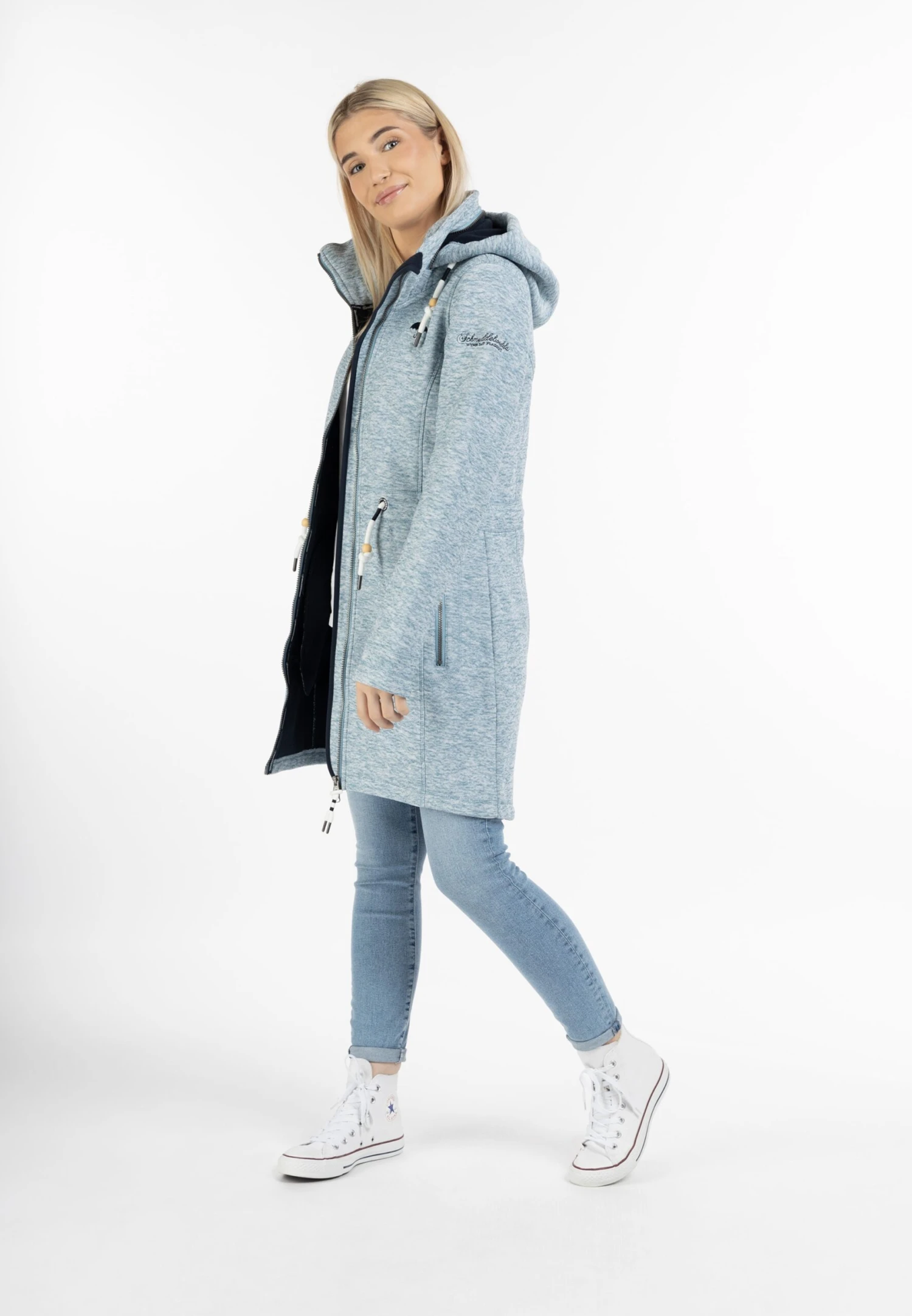 Schmuddelwedda Vestes Dextérieur Veste En Polaire Femme Bleu Clair 6 Schmuddelwedda Vestes Dextérieur Veste En Polaire Femme Bleu Clair – Image 4