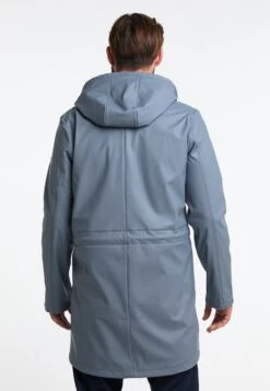 Schmuddelwedda Vestes De Mi-saison Parka Mi-saison Homme Bleu-gris -Schmuddelwedda b9f0413349941425277d8ac17f6f904c