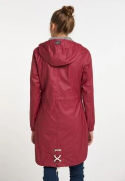 Schmuddelwedda Manteaux De Pluie Manteau Mi-saison Femme Merlot -Schmuddelwedda baf6e1f2399b77224234399c44289884