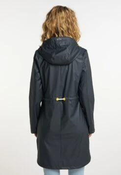 Schmuddelwedda Manteaux De Pluie Manteau Mi-saison Femme Bleu Outremer -Schmuddelwedda bb29a6c4decad39bf6f7401649b68721