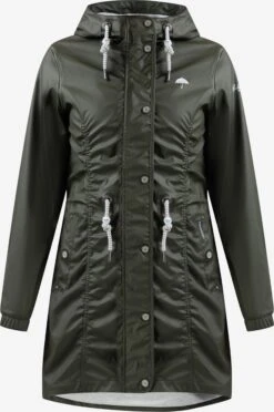 Schmuddelwedda Manteaux De Pluie Manteau Fonctionnel Femme Olive