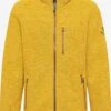 Schmuddelwedda Vestes En Polaire Veste En Polaire Homme Jaune Chiné -Schmuddelwedda bd12e7006f51498ff5fa761d6e2e9454