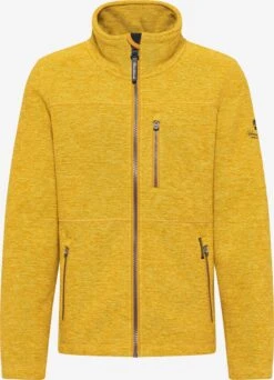 Schmuddelwedda Vestes En Polaire Veste En Polaire Homme Jaune Chiné