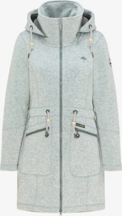 Schmuddelwedda Vestes Dextérieur Veste En Polaire Femme Gris Chiné