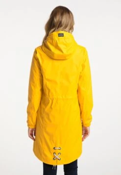 Schmuddelwedda Manteaux De Pluie Manteau Mi-saison Femme Jaune -Schmuddelwedda beb744cee1e95f3c5413ffcc4d78b5f6