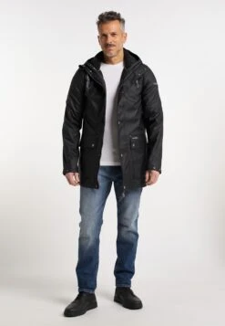 Schmuddelwedda Vestes De Mi-saison Parka Mi-saison Homme Noir -Schmuddelwedda c234480467dfb5267718f0d3f6fefbaf