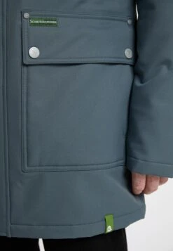 Schmuddelwedda Parkas Parka D’hiver Homme Bleu-gris -Schmuddelwedda c3854f7712ed4997cc6cb961a966db1d