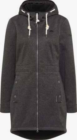 Schmuddelwedda Manteaux De Mi-saison Manteau Mi-saison Femme Gris Chiné